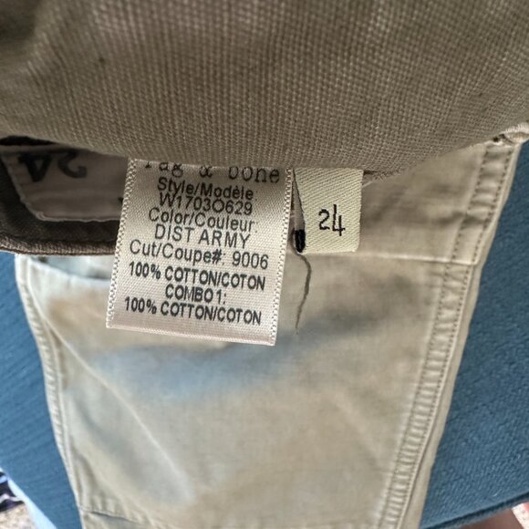 Rag & Bone Jean Denim Cargo Pant size 24 - Picture 6 of 13